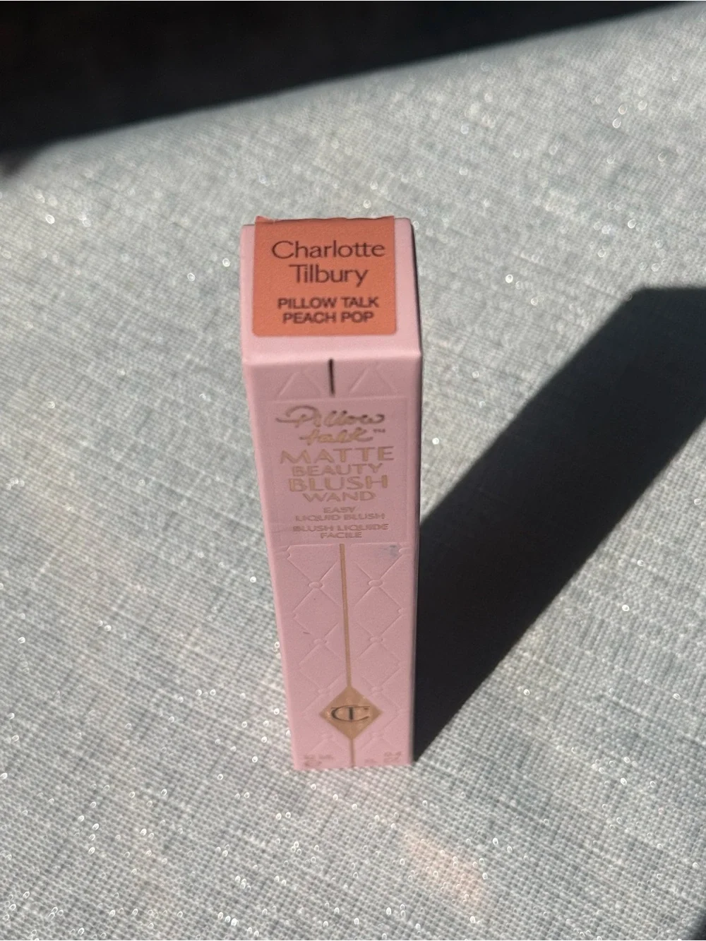Charlotte Tilbury Pillow Talk Matte Beauty Blush Wand Peach Pop NEW Full Size